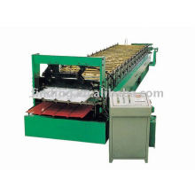 Double deck roof tile roll forming machine